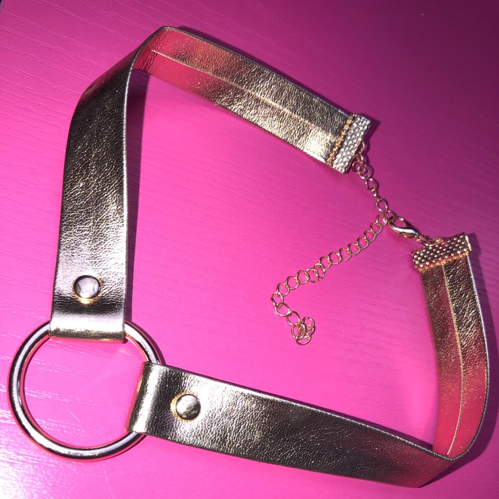Rose Gold choker necklace